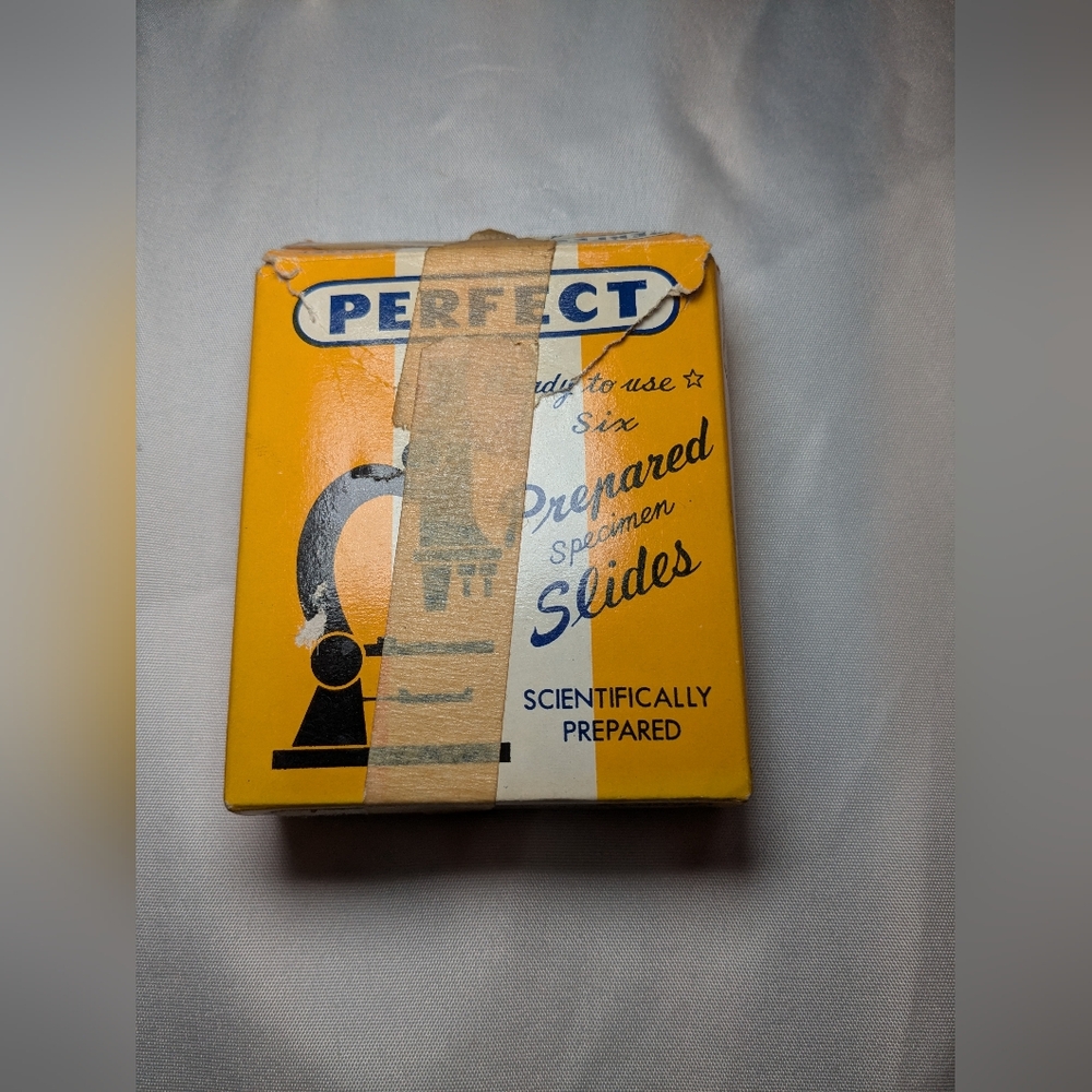 Vintage Microscope Slides (No Microscope) In A Metal Tin - Picture 4 of 9